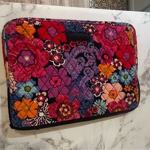 Vera Bradley Multicolor Quilted Floral Laptop Sleeve